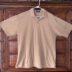 Polo-ralph-lauren Men's Tan and Brown Polo-shirts